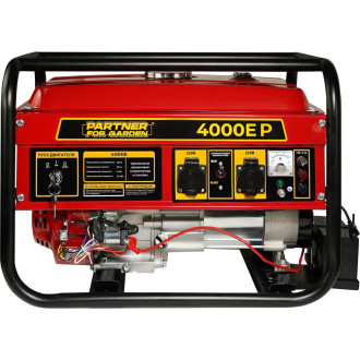 Электрический бензиновый генератор PARTNER FOR GARDEN 4000е P