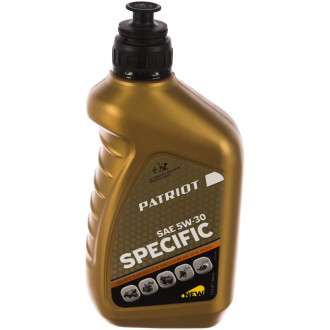 Всесезонное полусинтетическое масло для 4-х тактных двигателей Patriot SPECIFIC HIGH-TECH 5W-30