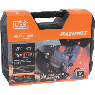 Болгарка (ушм) Patriot AG 125Li UES