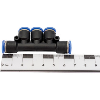 Фитинг цанговый разветвитель Pegas pneumatic 5401