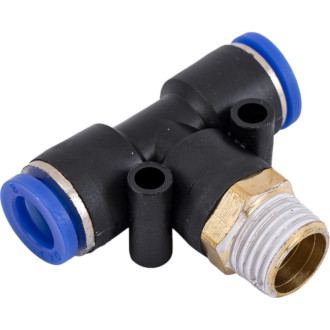 Цанговый Т-образный фитинг Pegas pneumatic 5502