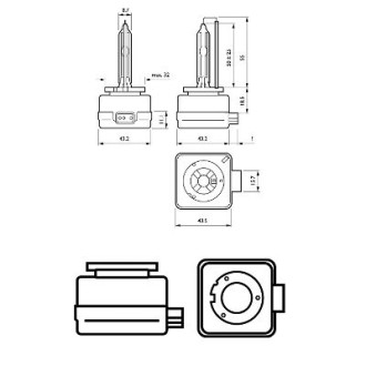 Автолампа PHILIPS 42403WHV2C1