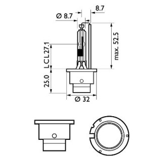Автолампа PHILIPS 42406VIC1