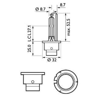 Автолампа PHILIPS 85122VIS1