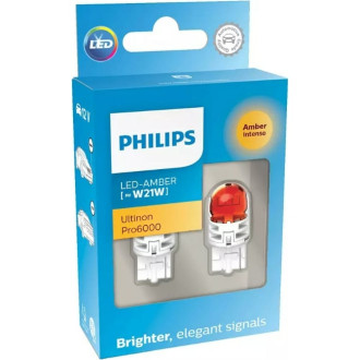 Автолампа PHILIPS W21W, W3х16d