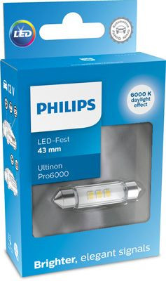Автолампа PHILIPS C5W, SV8.5/8