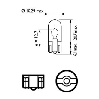Автолампа PHILIPS 12040VPB2