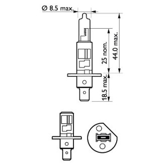 Автолампа PHILIPS 12258LLECOC1