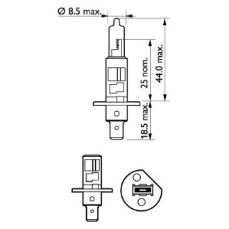 Автолампа PHILIPS 12258PRB1