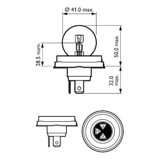 Автолампа PHILIPS 12620C1