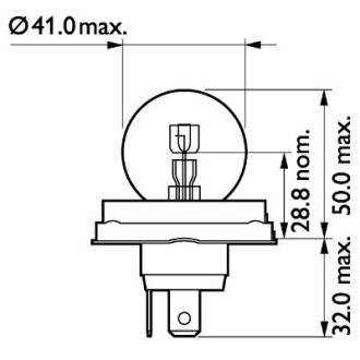 Автолампа PHILIPS 13620C1