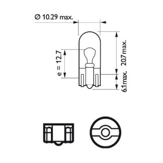 Автолампа PHILIPS 13961B2