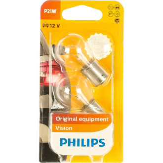 Автолампа PHILIPS P21W BA15s 12V /1/10