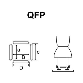 Насадка Pro'sKit QFP 9SS-900-B