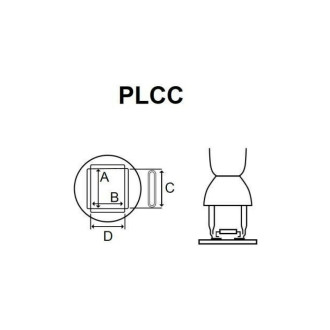 Насадка Pro'sKit PLCC 9SS-900-O