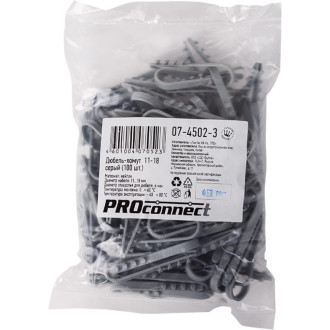 Нейлоновый дюбель-хомут PROCONNECT 11-18 мм 100 шт.