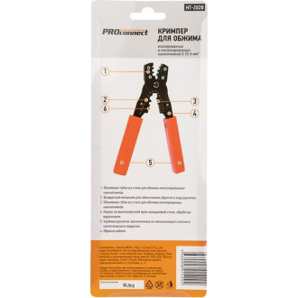 Кримпер для обжима автоклемм PROCONNECT HT-202B