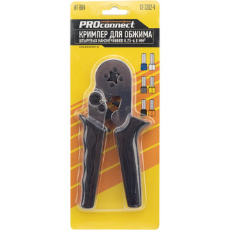 Кримпер для обжима штыревых наконечников PROCONNECT HT-864