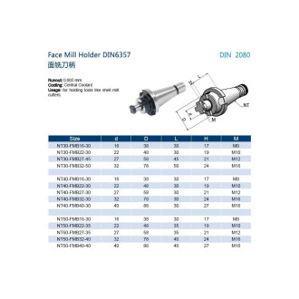 Оправка PROSAERS NT50-FMB27-160