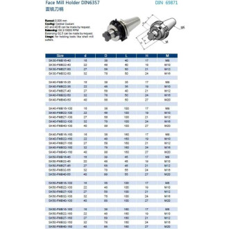 Оправка PROSAERS SK40-FMB27-100