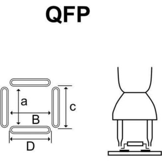 Насадка Pro'sKit QFP 9SS-900-C