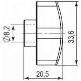 Вертушка на шток цилиндра Punto T.Knob-Z CB-Z BL-24