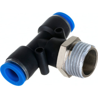 Т-образный фитинг для пластиковых трубок Rockforce RF-SPB10-04(2074)