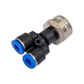 Y-образный фитинг для пластиковых трубок Rockforce RF-SPX06-04(2353)