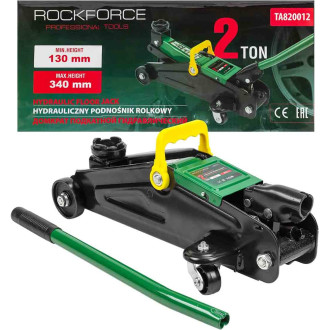 Усиленный гидравлический подкатной домкрат Rockforce Profi
