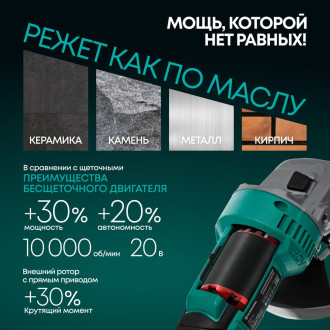 Аккумуляторная болгарка Rokodil Spark Pro
