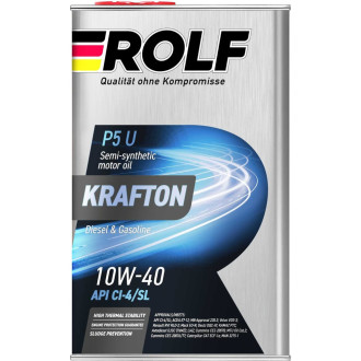 Полусинтетическое моторное масло Rolf KRAFTON P5 U 10W-40