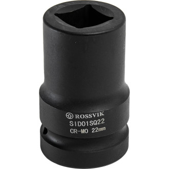 Торцевая четырехгранная ударная головка Rossvik SID01SQ22