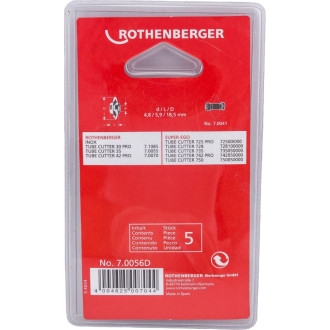 Режущие диски для трубореза INOX CUTTER 35 Rothenberger 70056D
