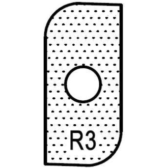 Нож для 1472516512 ROTIS T19204