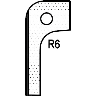 Радиусный нож для 1473222212 ROTIS T20308 R6
