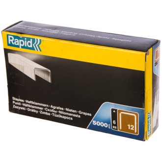 Тонкие широкие скобы Rapid тип 80 6 мм (5000 шт.)
