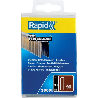 Закаленные супертвердые скобы Rapid тип 90 30 мм (3000 шт.)