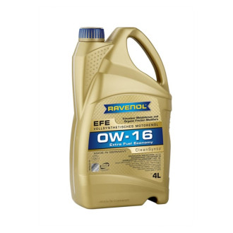 Моторное масло RAVENOL EFE Extra Fuel Economy SAE 0W-16 new
