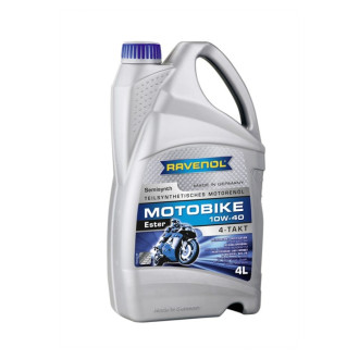Моторное масло RAVENOL Motobike 4-T Ester SAE 10W-40 new