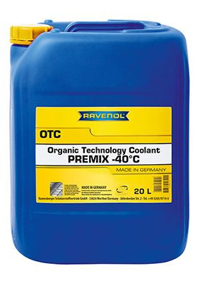Антифриз RAVENOL OTC Organic Techn. Coolant Premix -40C