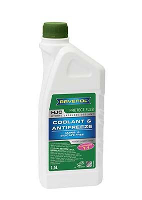 Антифриз RAVENOL HJC Hybrid Japanese Coolant Concentrate концентрат зеленый, 1.5 л