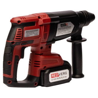 Аккумуляторный бесщеточный перфоратор REDVERG RD-RH18-24BLK/U