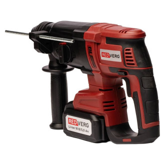 Аккумуляторный бесщеточный перфоратор REDVERG RD-RH18-24BLK/U