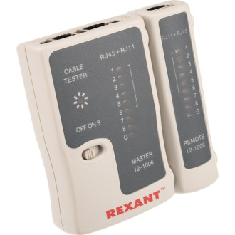 Тестер кабеля RJ-45+RJ-11 REXANT HT-C004 TL-468