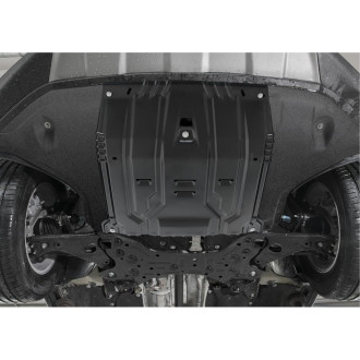 Защита картера и КПП для Hyundai Palisade V - 2.2D 220 л.с. 2020-н.в. Rival 111.2385.1