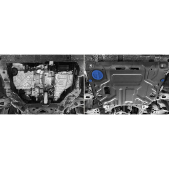 Защита картера и КПП для Haval Dargo АКПП 4WD 2022-н.в Rival 111.9424.1