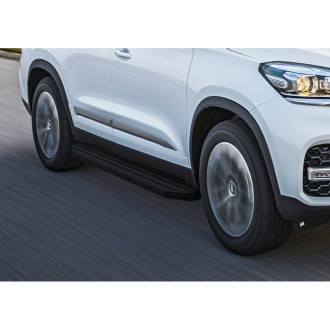 Пороги на авто exeed lx/chery tiggo 7/7, pro/8/8, pro/8, pro max Rival premium-black