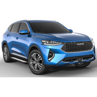 Пороги на автомобиль для Haval F7 2019-н.в./F7x 2019-н.в. Rival Bmw-Style