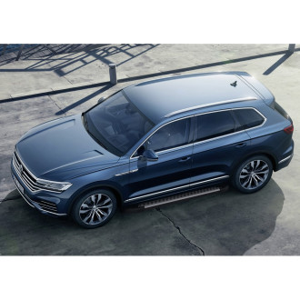 Пороги на автомобиль для Volkswagen Touareg III 2018-н.в. Rival Bmw-Style