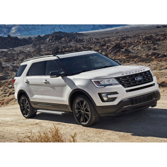 Пороги Ford Explorer V 2011-2015 2015-2017 2017- Rival Silver